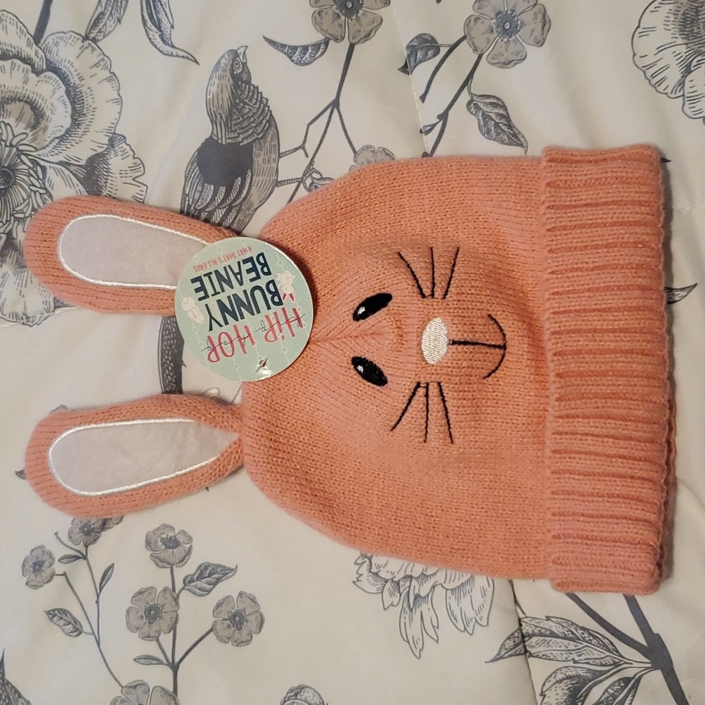 Adorable Pink Bunny Beanie for Kids